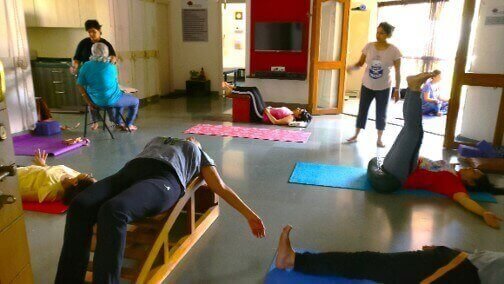 Yoga Teacher Training 22 Hands on Training 001